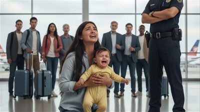 قصه مشوقة انهيار ام بعد الغاء الحجز
