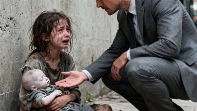 طفلةٌ من الشارع تتوسّل: ادفن أختي وردُّ الأرمل المليونير سيُدهشك