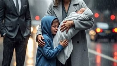 رواية جديدة أنقذت طفلًا تحت المطر… لتكتشف أن والده ملياردير يراقب كل شيء!